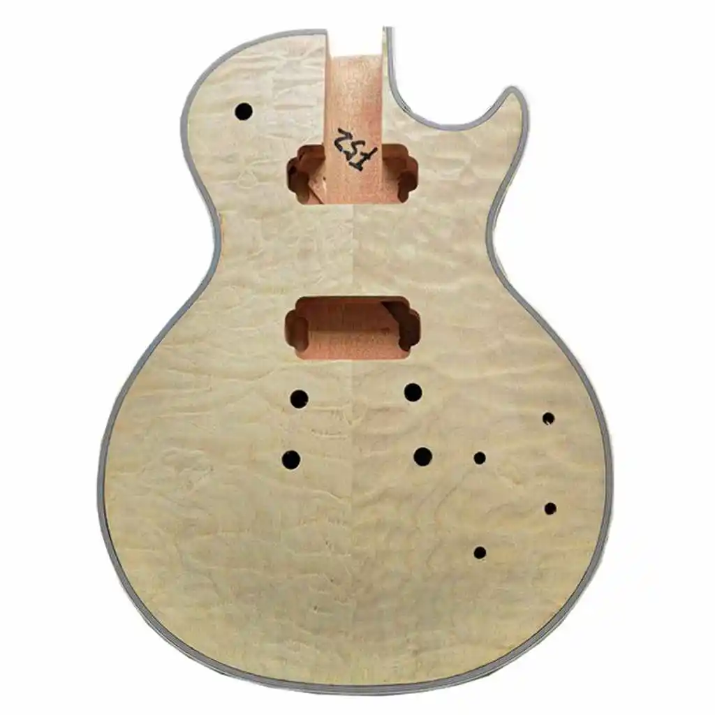Water Rippling LP Guitar Materials Set Neck Music Instrument Parts