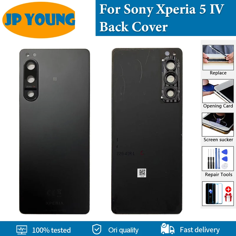 COVER POSTERIORE per SONY XPERIA Z2 VETRO BATTERIA D6503 L50W SCOCCA BACK NERO