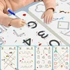 Magical Tracing Workbook Montessori Educational Writing for Children Reusable Pen Control Training Calligraphy Copybook for Kids 3