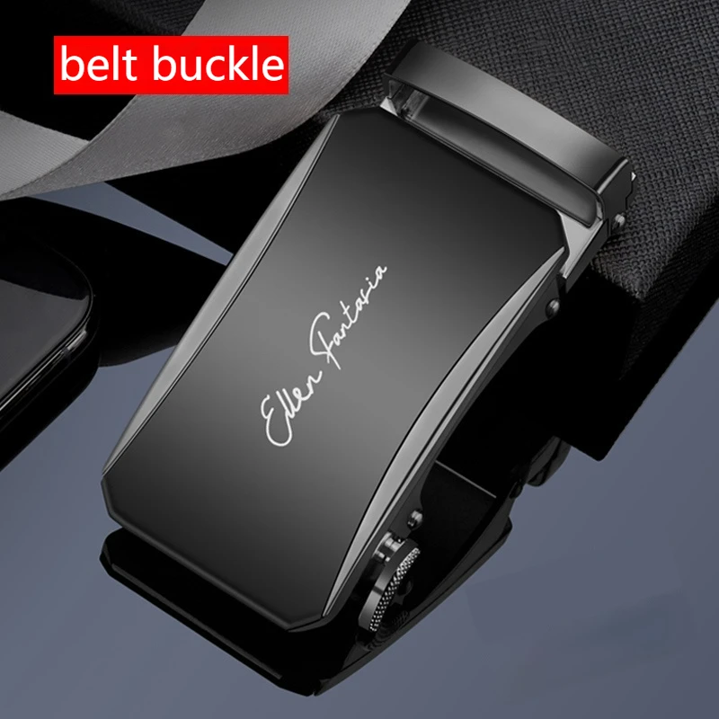 Ersatzteile für Herren-Ratschen gürtels chnalle, automatische Schnalle aus Aluminium für 3,2-3,5 cm Ratschen gürtel, automatische Gürtels chnalle