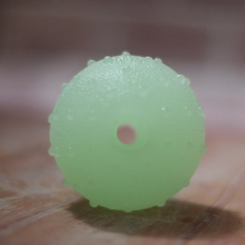 Funny Dog Chew Ball TPR Elastic Luminous Balls Small Dogs Teeth Cleaning Leakage Food Toy Glow in The Dark Ball Pet Toys 3