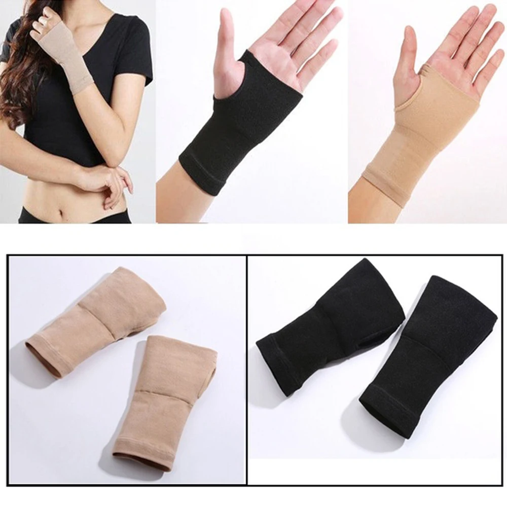 Elastic Nylon Carpal Tunnel Hand Palm Thumb Support Compression Sleeve Support Gloves Arthritis Wrist Brace Gloves