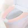 2PCS/Set 5 Colors Soft & Comfortable Washable Bathroom Accessories Warm Toilet Seat Cover Closestool Mat Paste Cushion Universal 6