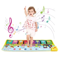 100x38cm Kid Animal Music Piano Mat Toddlers Floor Keyboard Dance Mat 13 Key Kid Musical Toys Educational Toys for Kid Gifts 1