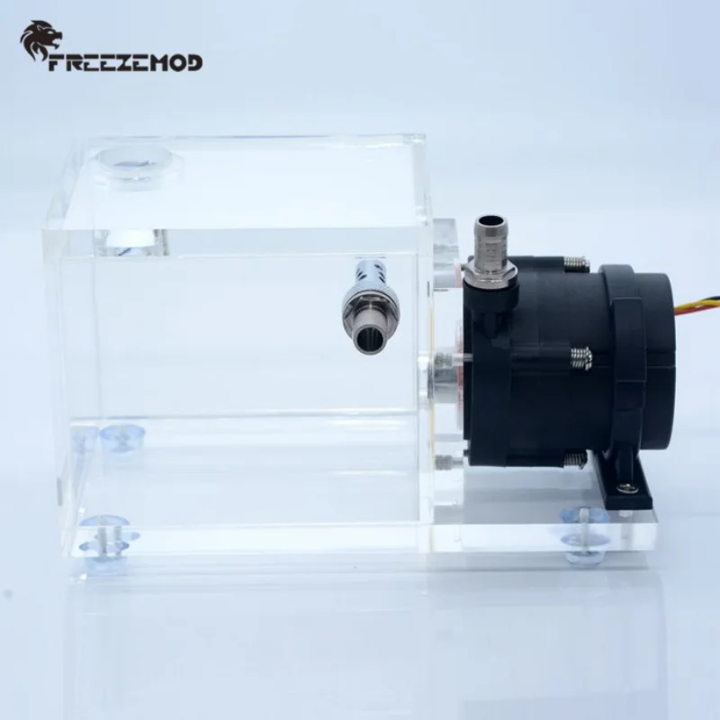 

FREEZEMOD Computer Reservoir Res Pump Combo 890ML Water Tank Integrated Built-in Defoamer Lift 7M/Flow 1200L/H Water Cooler