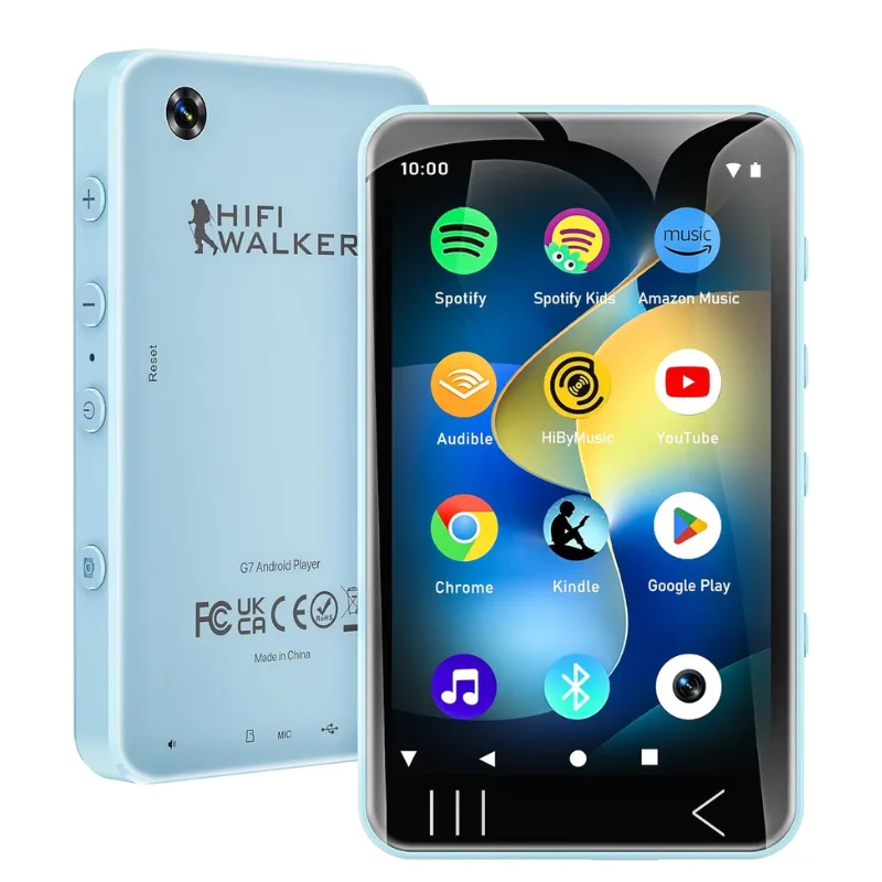 80GB(64+16) G7 Android 13 MP3 Player with Bluetooth Wifi, 4.0inch