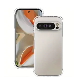 Transparent Silicone Anti - Drop Protective Phone Case with Clear Four - Corner Design - Google Pixel 8 Pro (Clear)