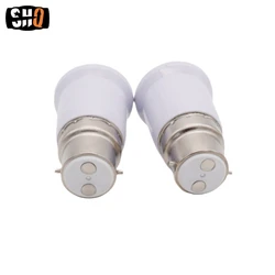 Light Bulb Adaptor Bayonet B22 To E27 Lamp Converter Holder Light Adapter Lamp Holder Lighting Parts Screw Bulb Plug Extender