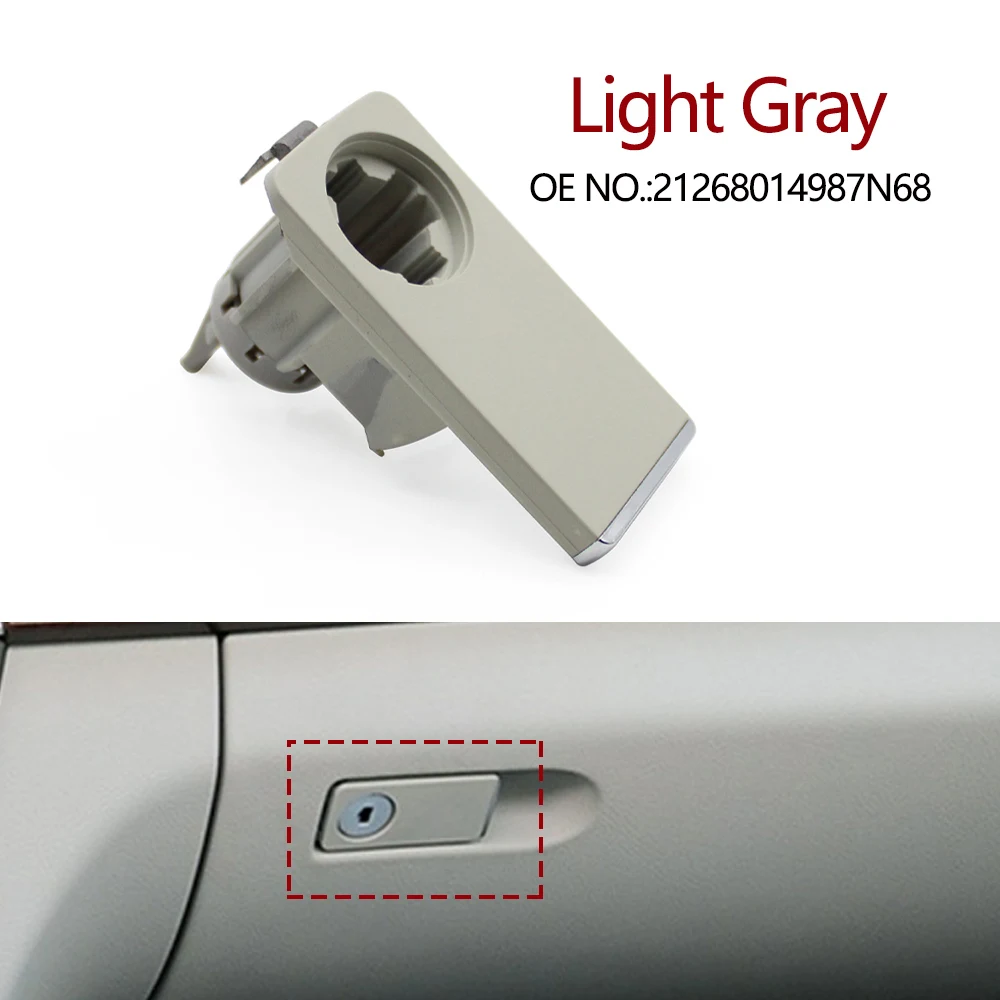 Amagogo Poignée De Boîte à Gants De Voiture, Interrupteur De Boîte à