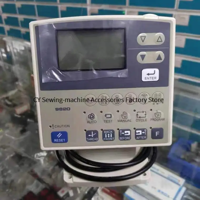 

Новая панель управления, серый дисплей в сборе для промышленной машины Brother 9820 с круглой головкой, петлей для шитья