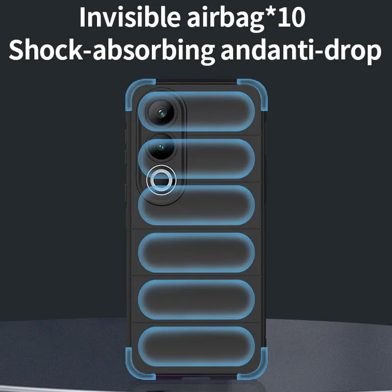 Shockproof Armor Phone Case - Liquid Silicone Anti-Fall Back Cover
