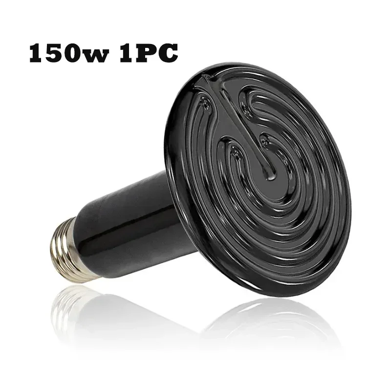 Reptile Heating Lamp 100W/150W Ceramic Heat Emitter For Reptiles and Amphibians