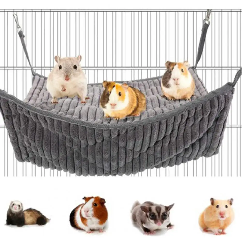 Rat Tunnel Bed Large Space Double Layer Squirrel House Hamster Hammock Chipmunk Ferret Rat Sleeping Nest Pet Supplies