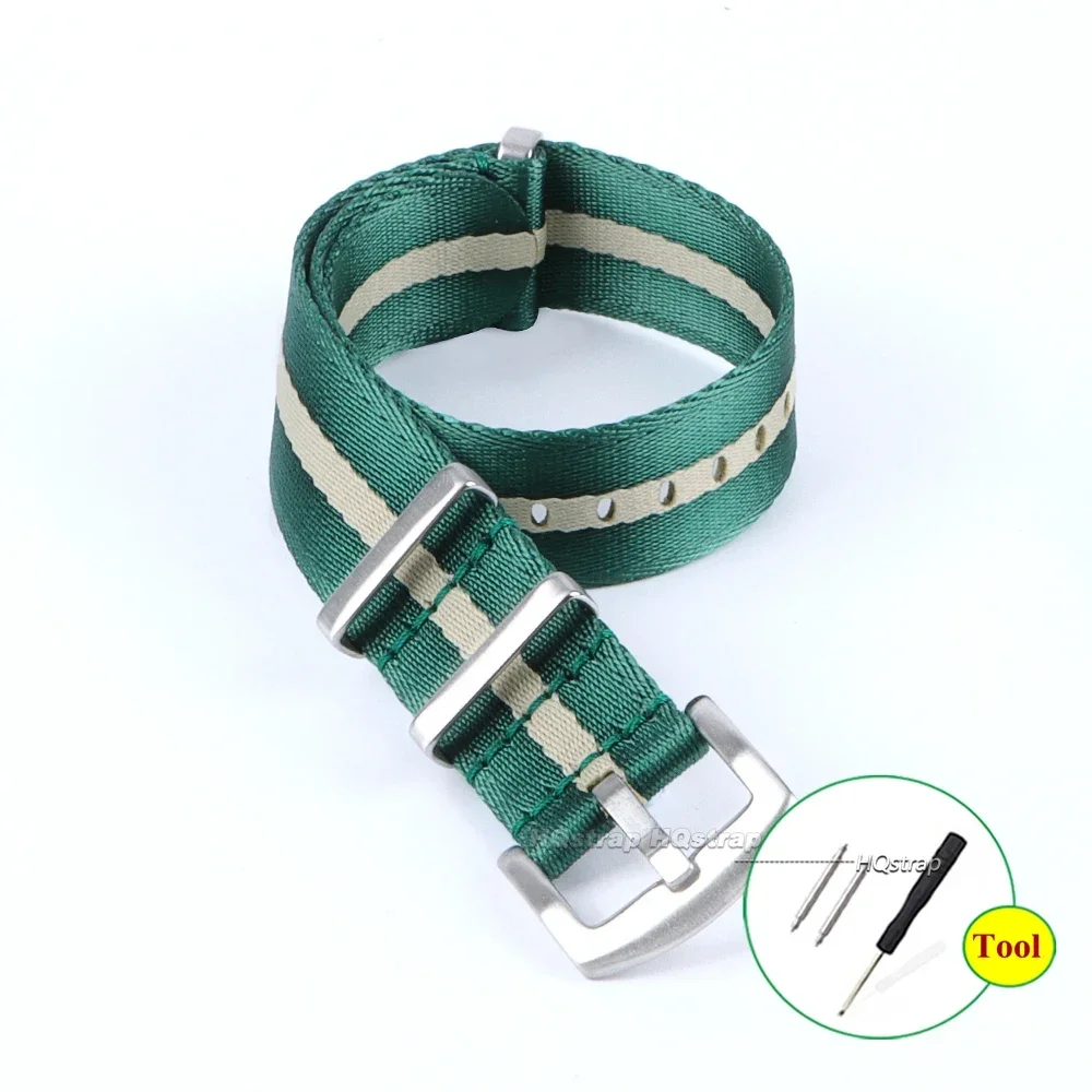 Premium Braided Nylon Canvas Watch Band - Universal Soft Sport Bracelet Accessory