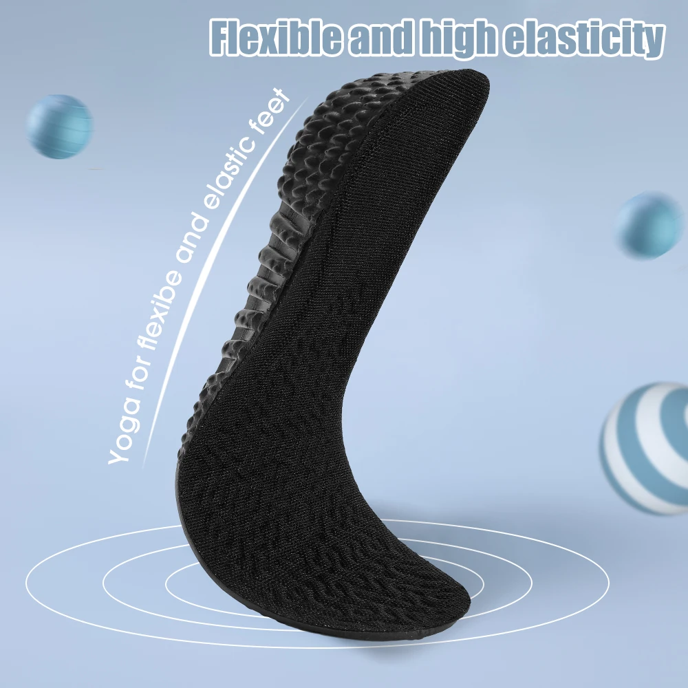 Description Picture 5 of itemBlack Sports Air Cushion for Shock Absorption Height Increased Insoles Feet Memory Foam Shoes Pad Breathable Heel Lift Insoles