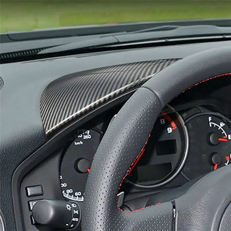 스바루 BRZ 토요타 GT86 2012-2020용 리얼 하드 카본 파이버 자동차 대시보드 상단 커버 액세서리 인테리어 트림