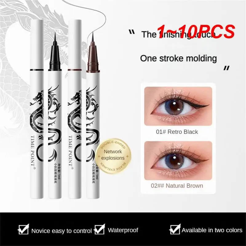 

1~10PCS Smudge-resistant Eyeliner Durable Not Easy To Split Water And Sweat Resistant Waterproof Formula Precise Application