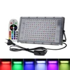 AC220V RGB LED Flood Light 50W/ 100W /150W Waterproof Outdoor Flood Light Landscape Lighting with Remote Control 1