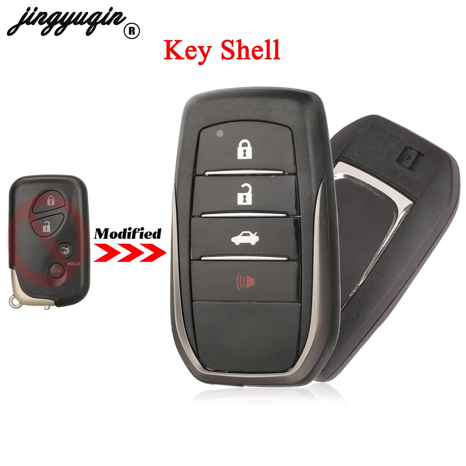 

Модифицированные 4 кнопки jingyuqin для Lexus RX270, RX350, RX450H, RX 2010, 2011, 2012, 2013, 2014, 2015, удаленный Автомобильный ключ, оболочка, рукоятка Toy48