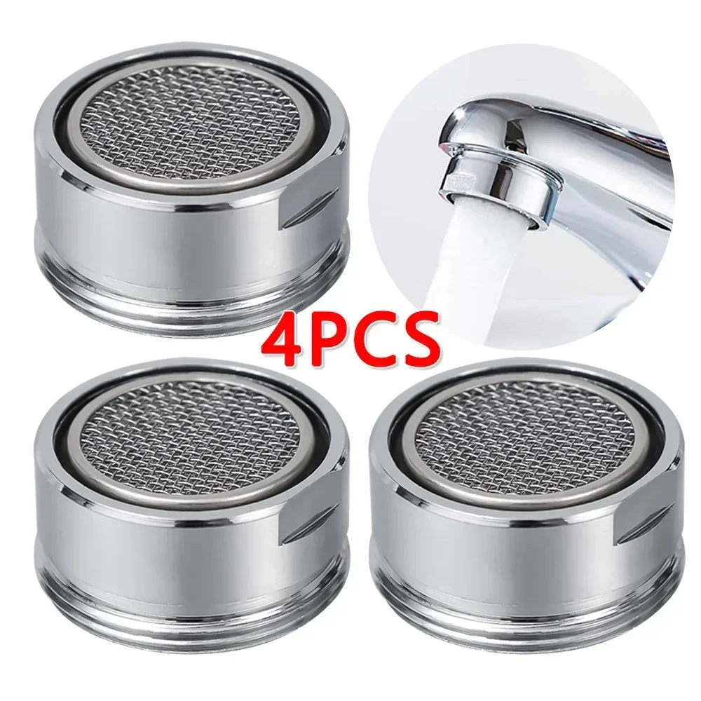 4/2/1Pcs Water Saving Faucet Tap Nozzle Thread Replaceable Kitchen Faucet Filter Mouth Bathroom Faucet Bubbler Bathroom Parts 20pcs water saving faucet aerator faucet basin tap bubbler spout net prevent splashing bathroom kitchen nozzle filter accessries