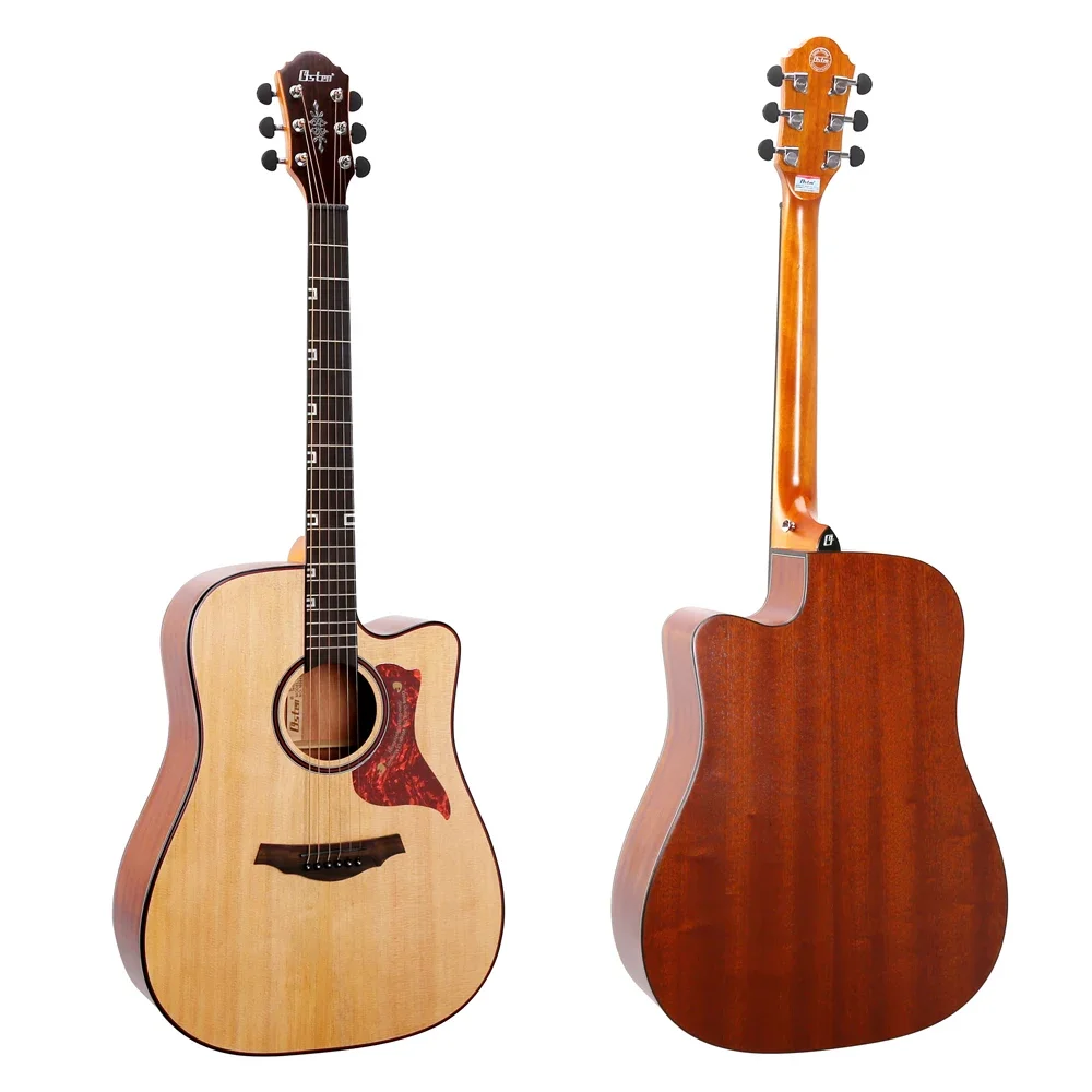 

High Quality 41 Inch Acoustic Guitar Factory Price Spruce Top Rosewood Fingerboard Accept OEM Made in China For Sale