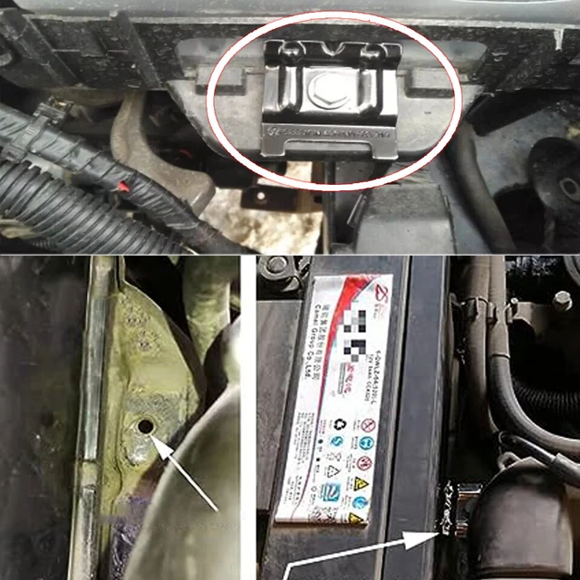 Klemmleiste Batterie Batteriehalter + Schraube für VW Golf Mk5 Mk6