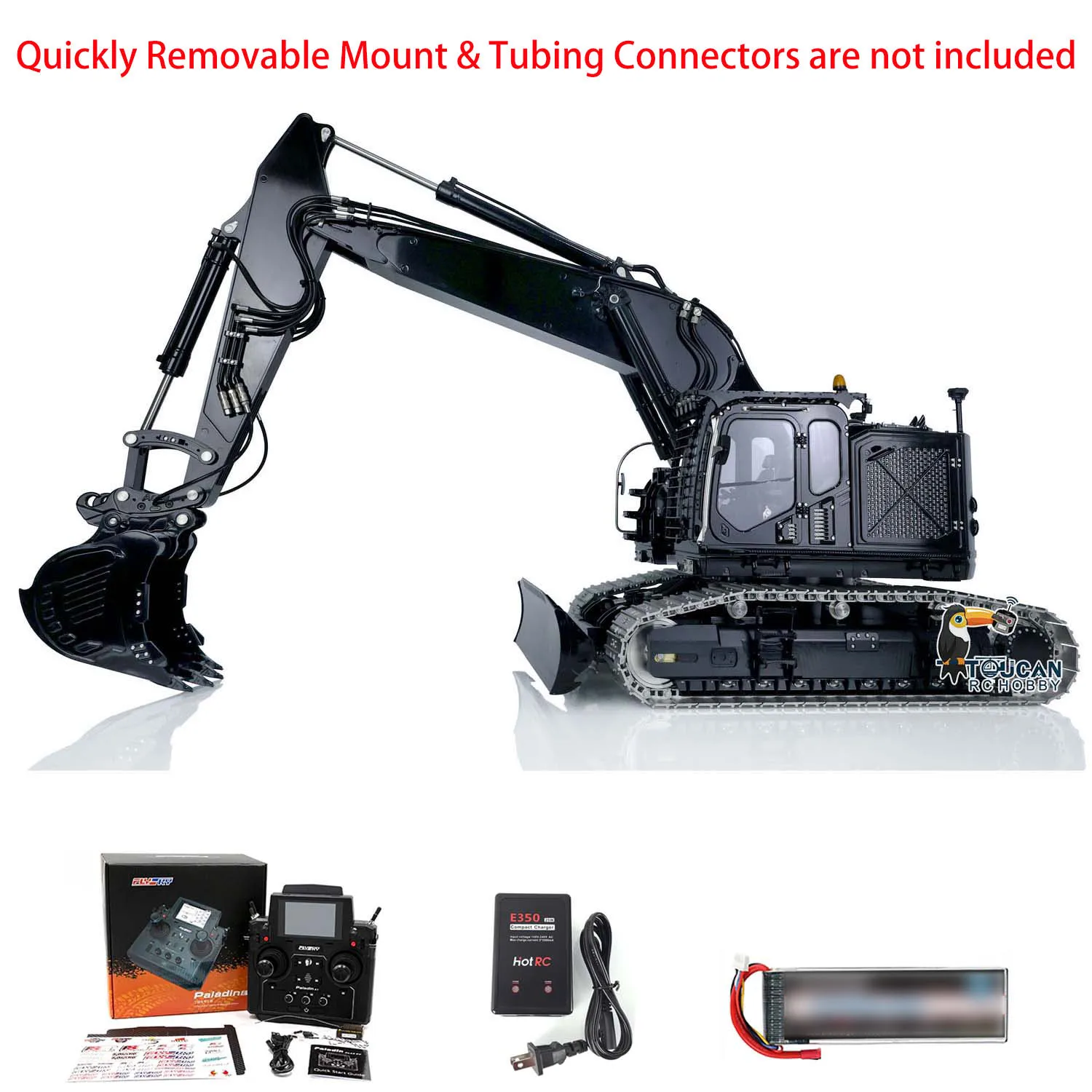 LESU 1/14 Aoue Et35 Hydraulic RC Excavator Pl18Ev Radio Control Truck RTR Model ​Light ​Servo Motor ESC Toys Gifts Thzh1401-Smt3 3