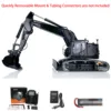 LESU 1/14 Aoue Et35 Hydraulic RC Excavator Pl18Ev Radio Control Truck RTR Model ​Light ​Servo Motor ESC Toys Gifts Thzh1401-Smt3 3