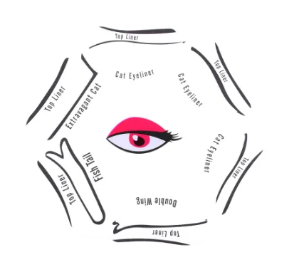 1Pc 6in1 Liner Templ