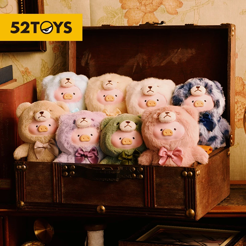 52TOYS Blind Box Teddy Lulu, Mystery Box, 1PC Plush Pendent