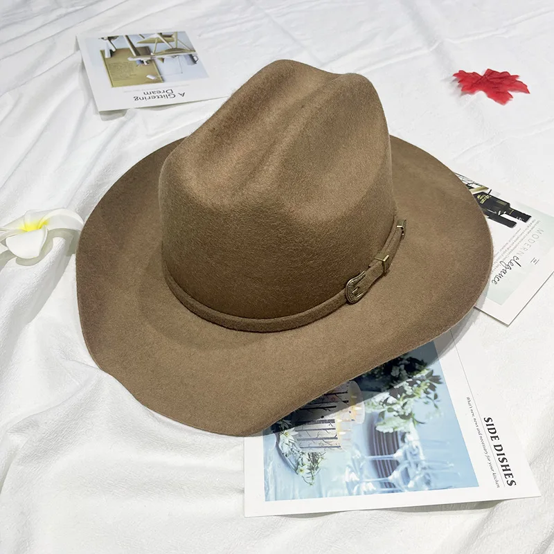 New Cowgirl Sun Hat Faux Leather Cowboy Hat Men and Women Travel Caps  Fashion Western Hats Chapeu Cowboy 9 colors YY0270 - Price history & Review, AliExpress Seller - YY Hats&Caps Store