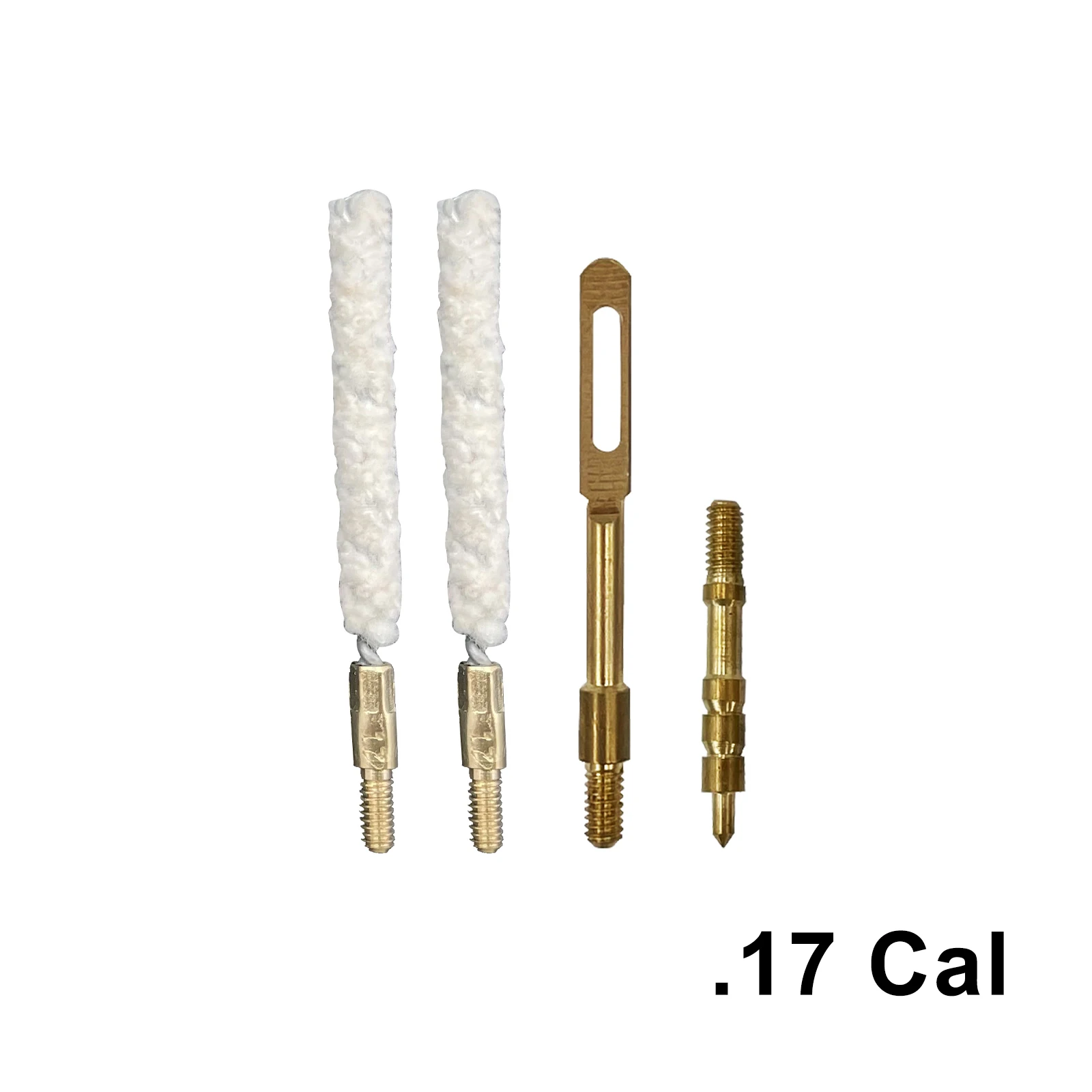 MIDUG 12 Ga Pistolenreinigungsset Pistolenreinigungsbürste Mopp Messingbehälter Schlitzschlaufen Spitze Pistolenbohrung Barrel Clean Kit für.17 Cal.22 Cal – Detail 5