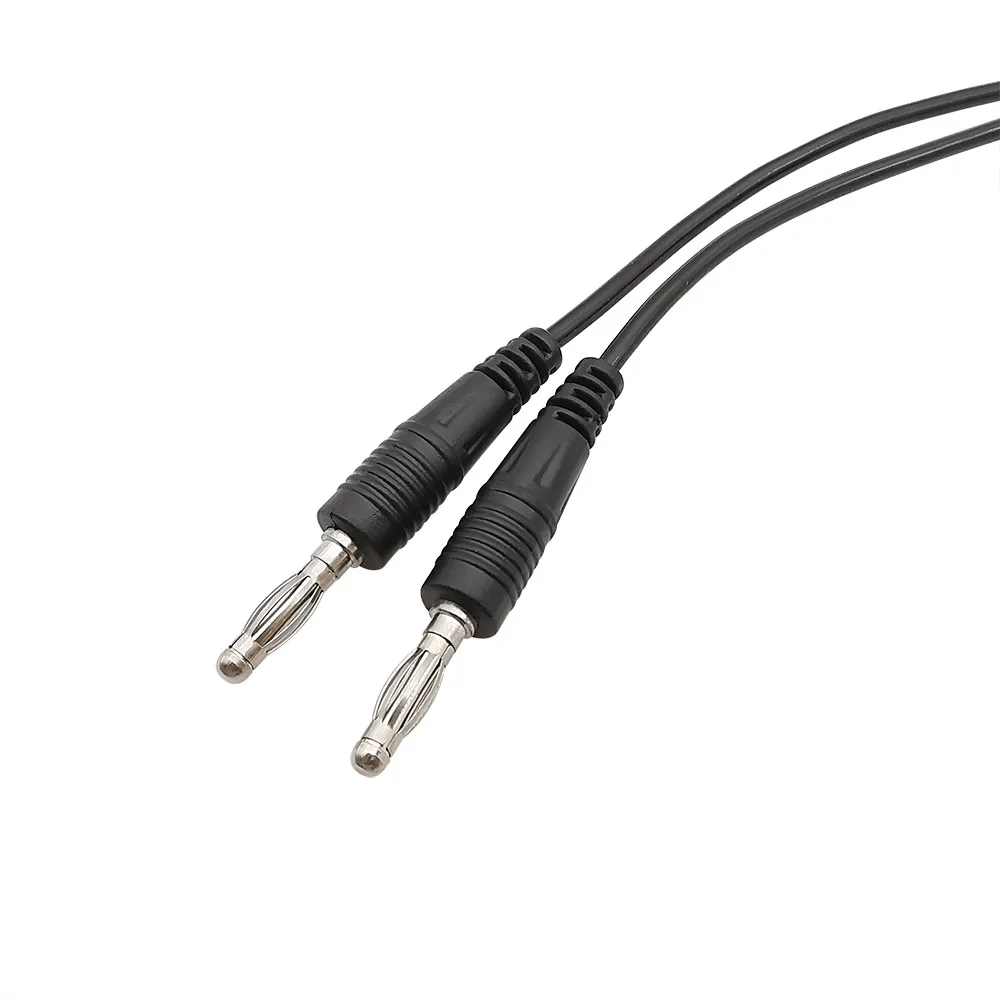 1Pair 4mm Banana Plug to Banana Plug Multimeter Test Lead Cable Wire Electrical Connector Red Black