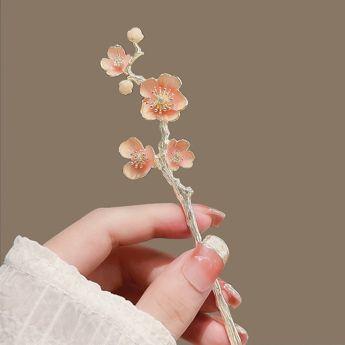 

1 шт. украшение для волос в виде цветка вишни, элегантная фотосессия, традиционный головной убор, аксессуары для укладки волос в пучок