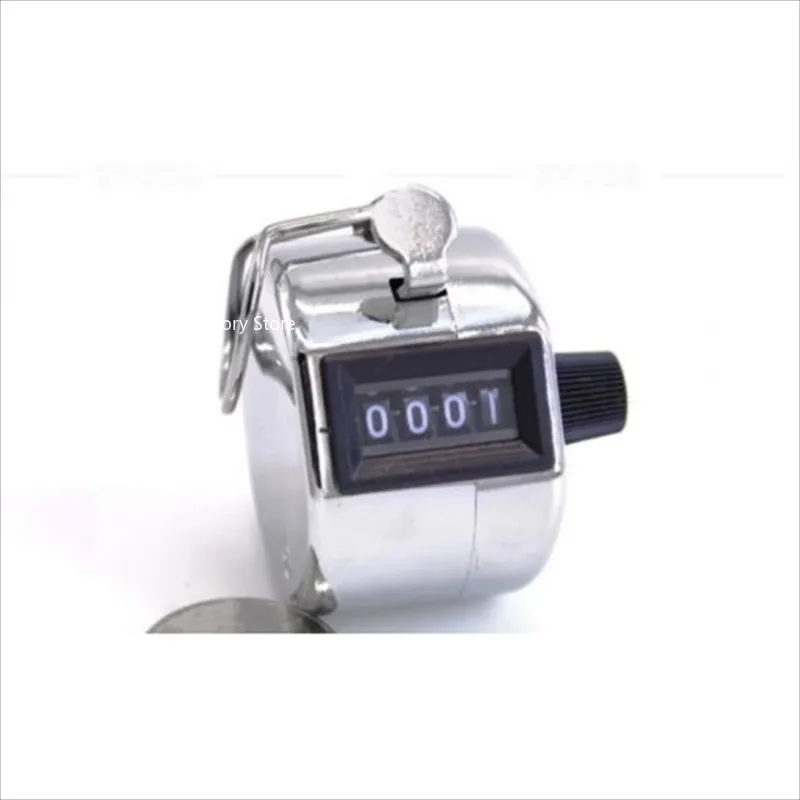 Metal Handheld Tally Counter 4-Digit Number Count Clicker,Mechanical Counters Clickers Pitch Counter for Coaching, Fishing, Golf
