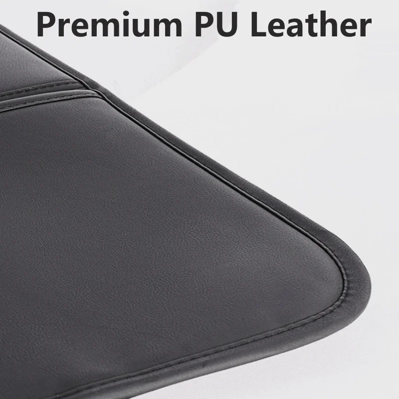 Car Anti Kick Pad Rear Seat Backrest Protection Cover car seat protector PU Leather With Sponge Filling Waterproof Anti Slip Interior Products