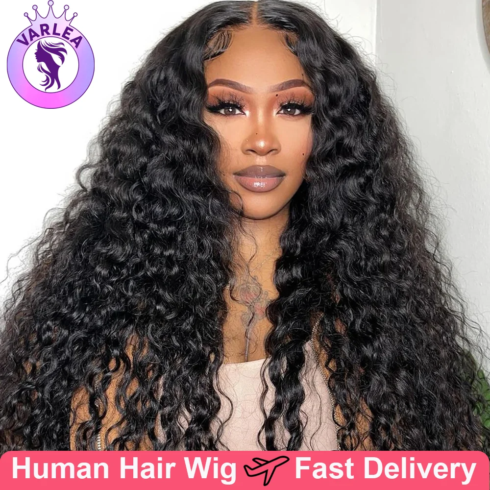 

18-30 inch Deep Wave 13x6 Lace Front Wigs Human Hair 13x4 HD Lace Front Wig 180 Density Brazilian Curly GLueless Wig