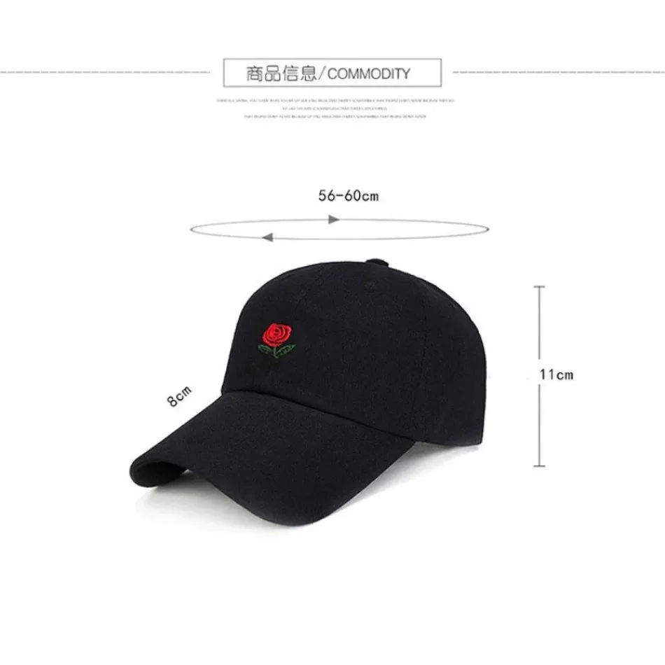 New Custom Designed Black Teddy Baseball Cap with Black Rose, Adjustable. Pink Evil Teddy Bear Baseball Cap Snapback Trucker Hat for  main image 2