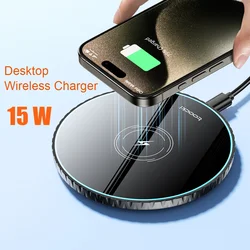 15W Fast Wireless Charging Pad (15W Black)
