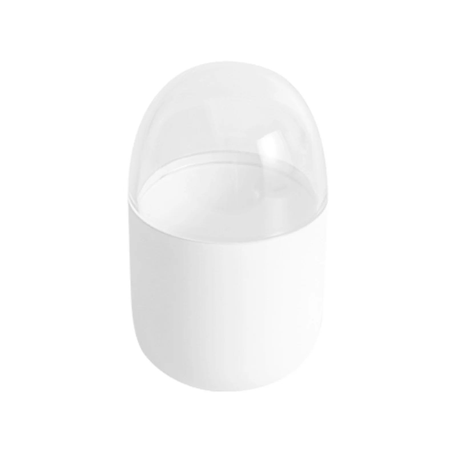 

Милый овальный прозрачный хлопковый держатель для косметики Органайзер коробка для хранения домашняя спальня косметический Органайзер коробка для хранения Полезная