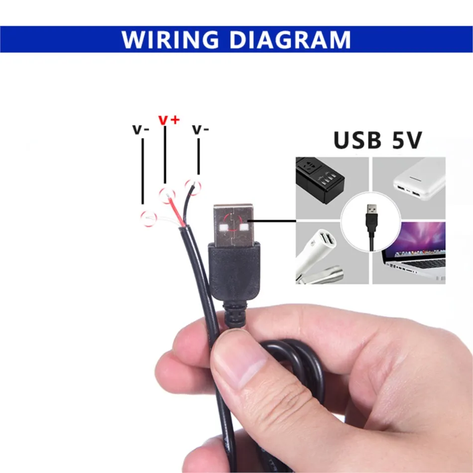 Led dimmer switch led strip controller smart dimmer switch led strip switch led string dimmer led dimmer controller usb led dimmer 5v led external switch control cable 2m for dual color strip light brightness & color temperature adjustment