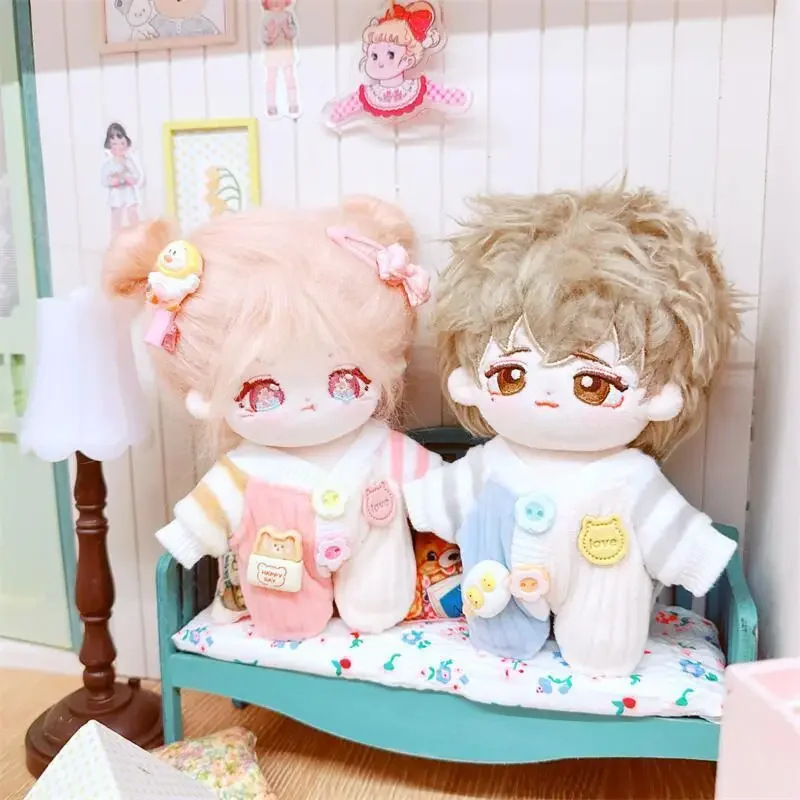 Baby clothes 10cm cotton doll starfish normal body 15cm cute color matching climbing suit 3