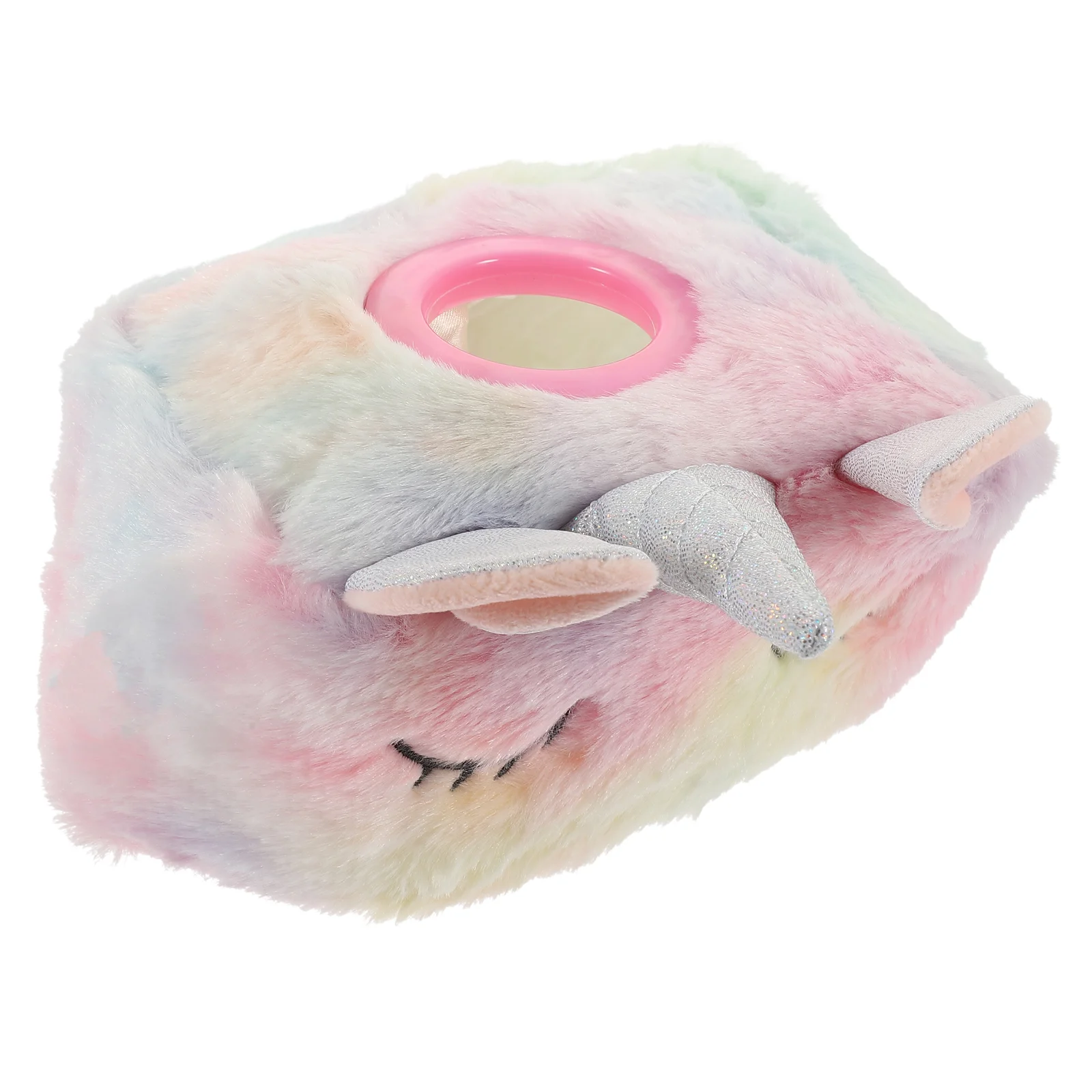 

Unicorn Tissue Box Plush Tissue Storage Holder for Home Hotel Restaurant (Small Square Pattern)