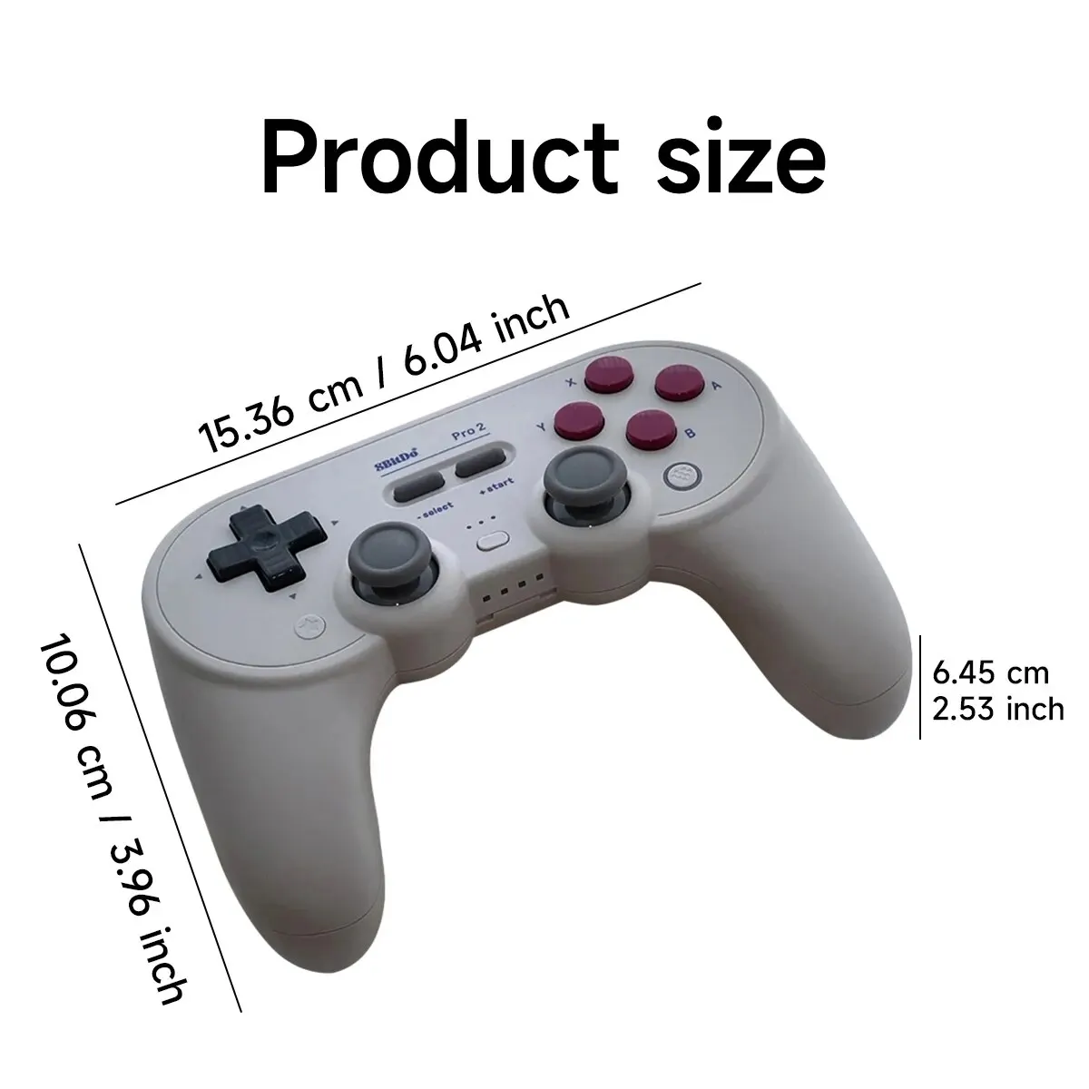 8Bitdo 2 Pro  е ̽ƽ Ʈѷ, ġ OLED PC MacOS ȵ̵  ũ  , 丮 ̽ 