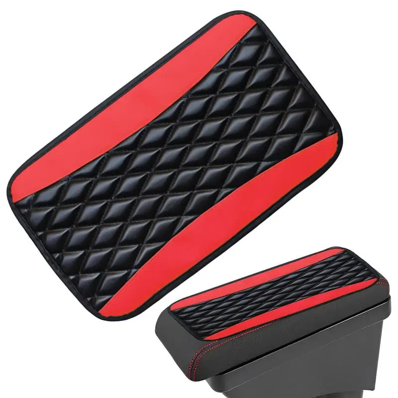

Center Console Cover Auto Center Console Pad Car Interior Accessories PU Leather Auto Arm Rest Cushion Covers Protector For Most
