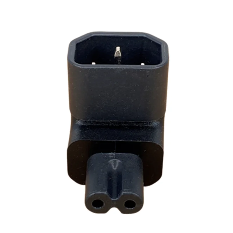 90 Degree Right Angled IEC angle IEC320 IEC 320 C14 Socket to C7 AC Power Plug Adapter connector Set UL Approved