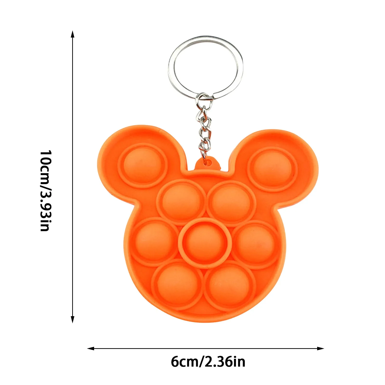 mochis squishy toys Cheap Mini Push Bubble Sensory Fidget Toys Keychain Simple Dimple Squishy Anti Stress Reliever For Adult Kids Popeit Fidget Toy squeezy toys Squeeze Toys