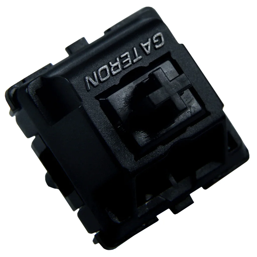 GATERON Oil King Switch RGB 55g Linear 5pin Pre Lubed for MX Mechanical Keyboard (35Pcs, Black