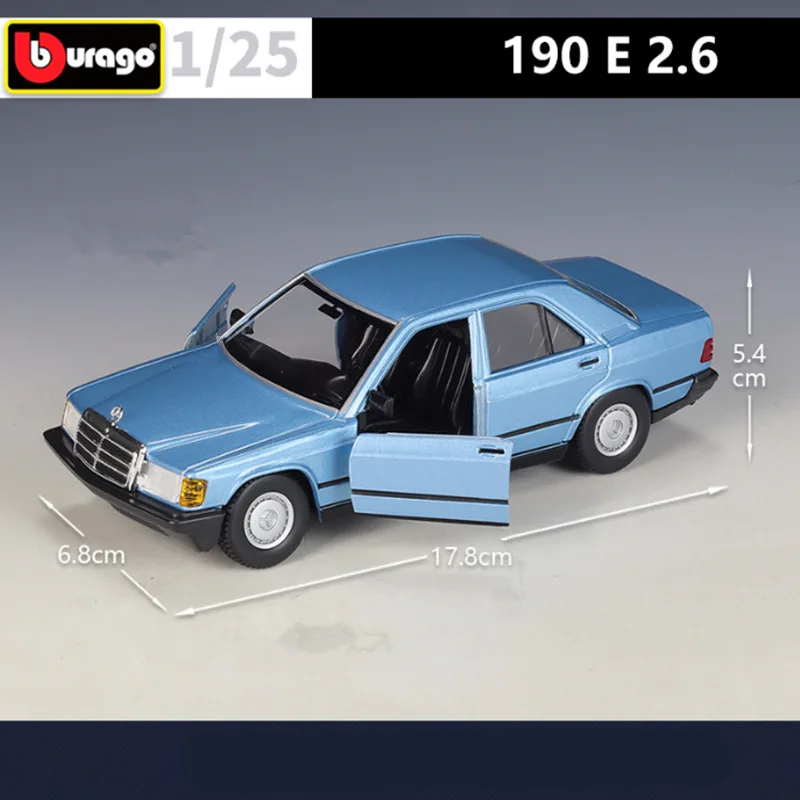 ブラーゴ-合金スポーツカーモデル、1:24のメルセデス-ベンツ190e ブラーゴ-合金スポーツカーモデル、1:24のメルセデス-ベンツ190e