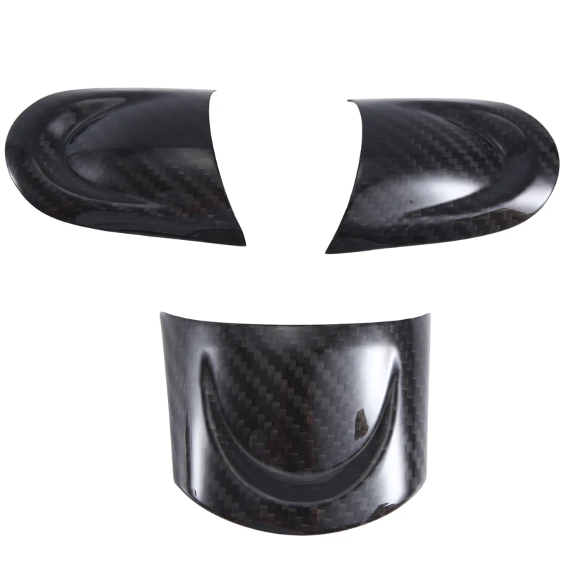 

Carbon Fiber Steering Wheel Cover Trim Steering Wheel Instrument Panel Cover Moulding For MINI COOPER R55 R56 R57 Parts